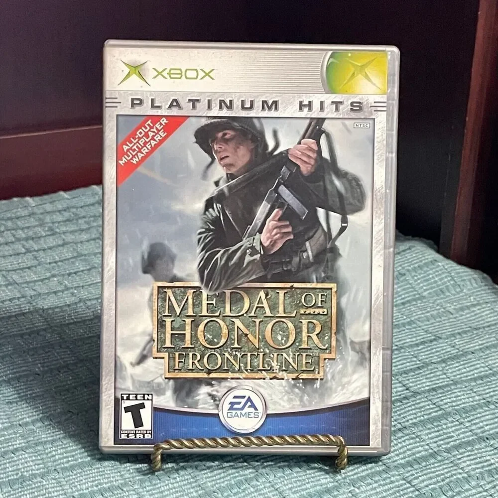 Medal of Honor: Frontline (XBOX) TESTED Complete Case Disc Book Video Game